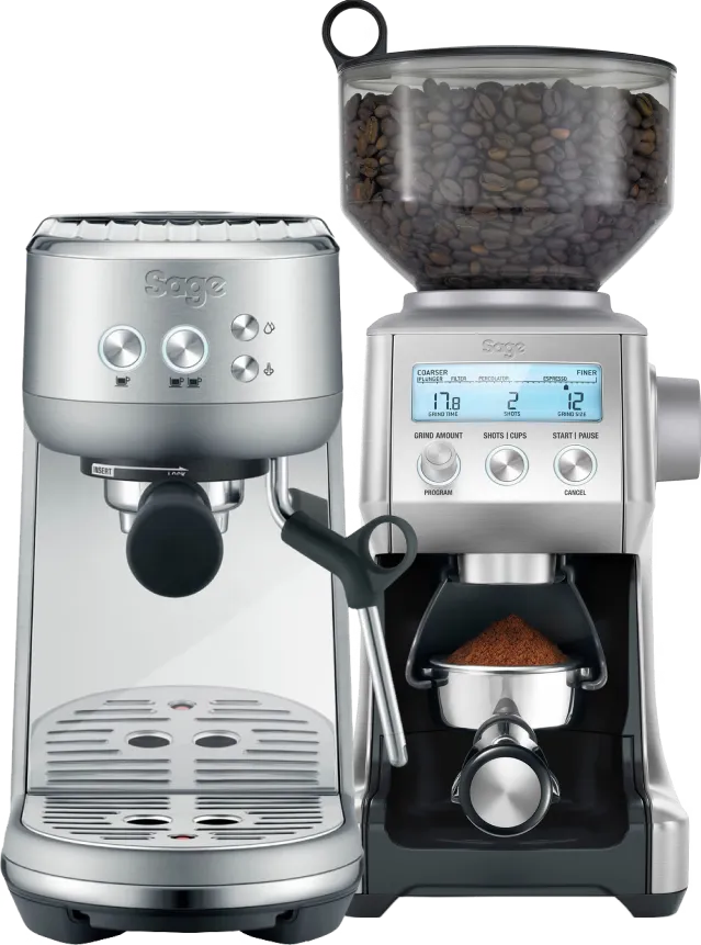Sage the Bambino Stainless Steel + bonenmaler
