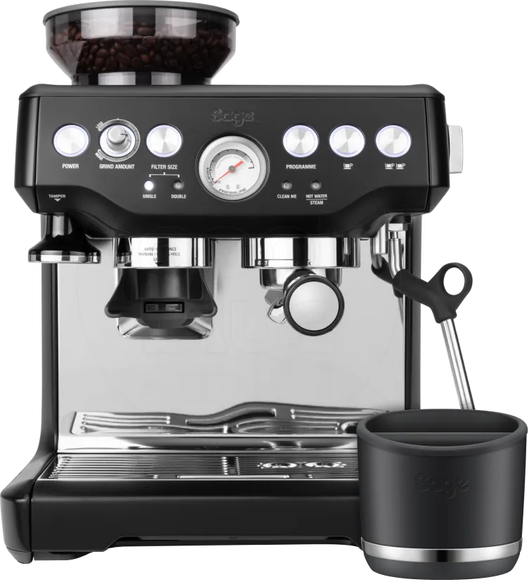 Sage Barista Express Black Truffle + uitklopbak