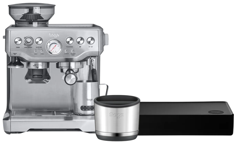 Sage Barista Express Stainless Steel + Barista accessoiriepakket