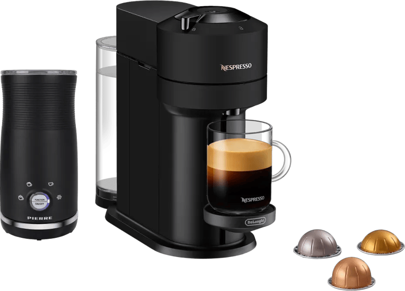 De'Longhi Nespresso Vertuo Next ENV120.BM + Pierre Melkopschuimer