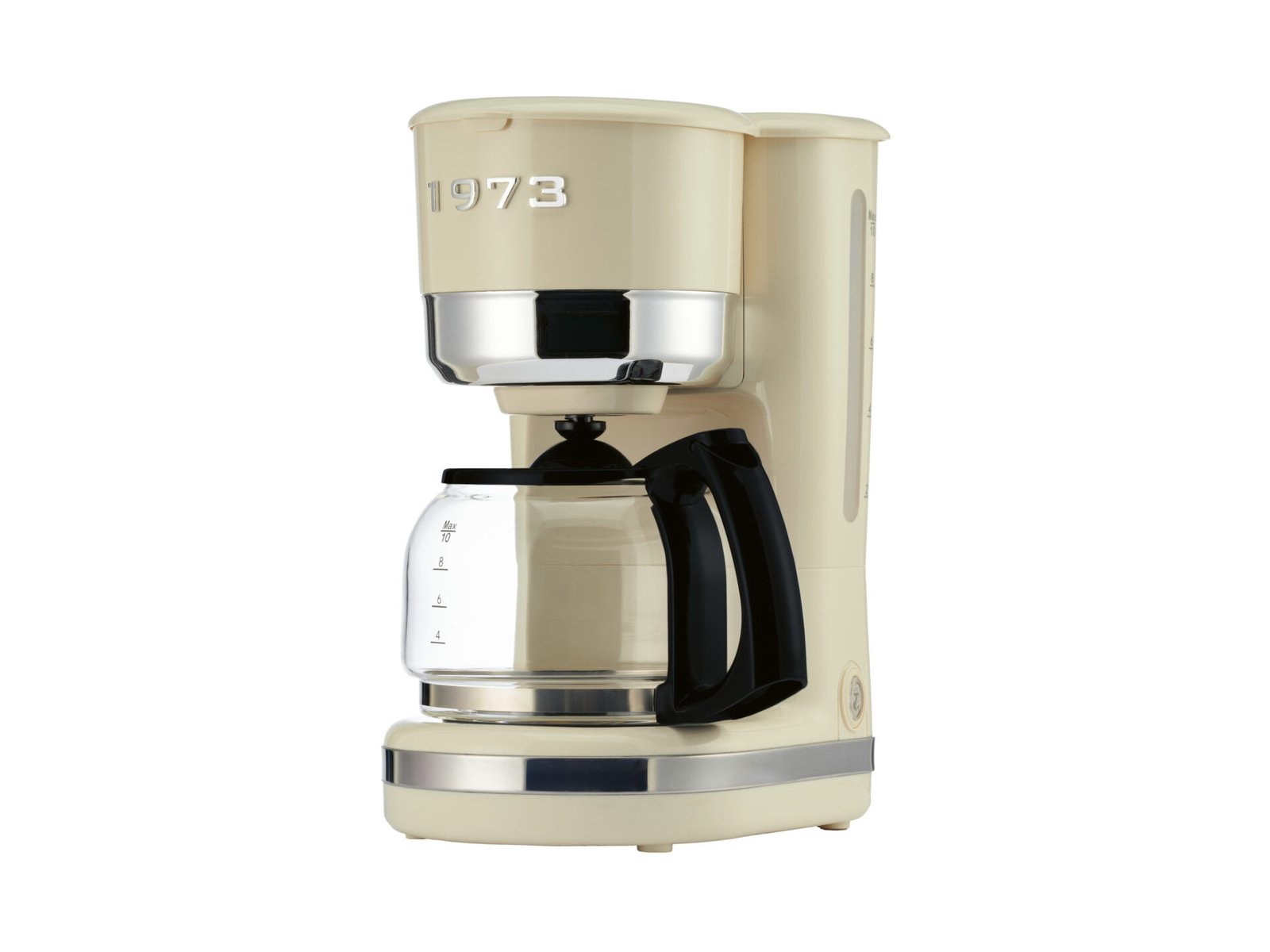 SILVERCREST Koffiezetapparaat met filter, tot 10 kopjes, beige, retro
